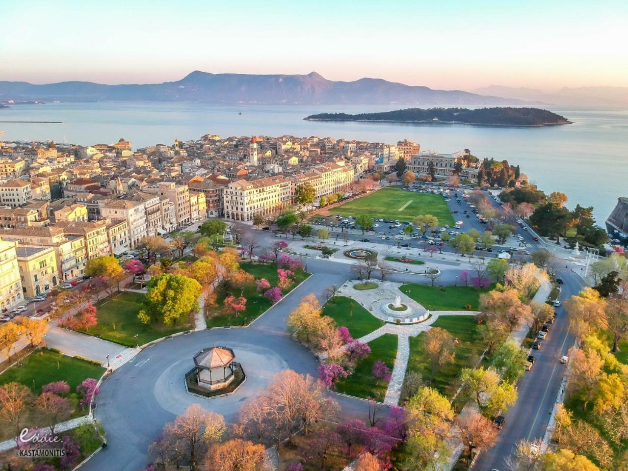 Gregos Rooftop Suite City Center W. Sea View Corfu  Exteriör bild